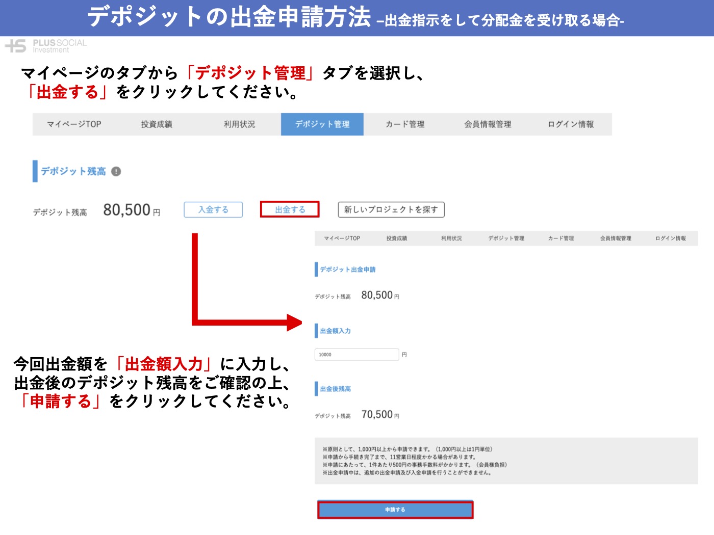 デポジットの出金申請.jpg